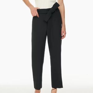 Aritzia Wilfred Tie-Front Pant Cropped